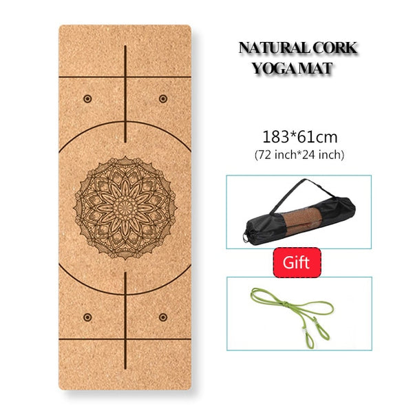 Classic Cork Yoga Mat - Neutral - Yogamatata